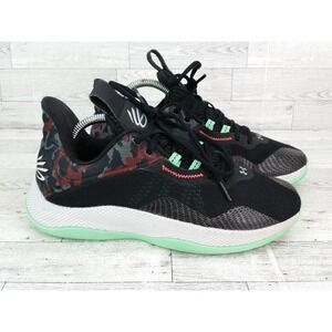 Under Armour Curry UA Hovr Splash 2 Basketball Sneakers Shoes Antifreeze Mens 7